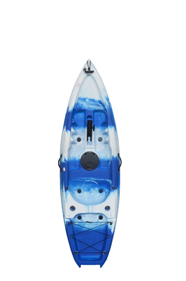 Professional Fishing 2.2M Blue Sit On Top Kayak with Pedal and 60kgs/132lbs Load Capacity