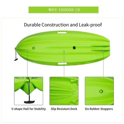 Modular Pedal Fishing Kayak Easy Splicing Design for 1-2 People Fits Fishing Needs