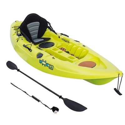 NO Inflatable Drop Stitch Core River Pedal Kayak for 2 Adults Sit and Fish in Comfort