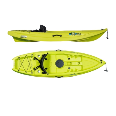 NO Inflatable Drop Stitch Core River Pedal Kayak for 2 Adults Sit and Fish in Comfort