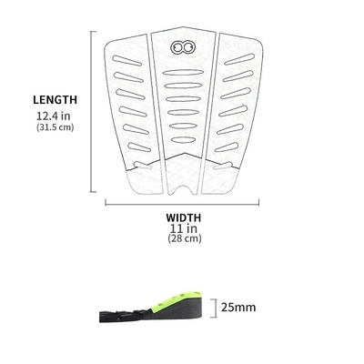 Customized EVA Foam Surfboard Traction Pad in Pantone Color Woowave 3m Deck Knee Pads