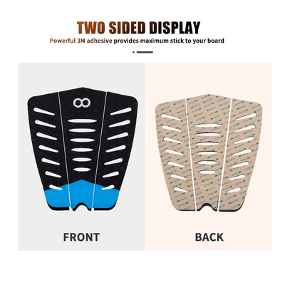 Applicable People Unisex Surfboards 3PCS EVA Surf Grip Deck Pad Traction Pad Surfing