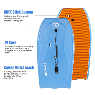 Kids and Adults PE Core Bodyboard with High Durability Rider Weight 120-200lbs