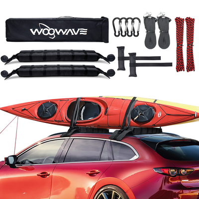 Portable Bag Included Woven Lable Logo Soft Kayak Roof Rack for All Cars