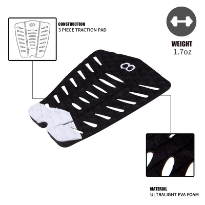 Custom Design Non Slip Sup Deck Traction Pad for Lakes Rivers Multiple Color Options