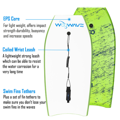 Conquer the Waves of Lakes Rivers with WOOWAVE Foam Boards Lightweight and Durable