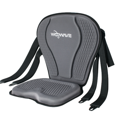 Small Bag Included Black Thicker Style Kayak Seat for Fishing Boat 20.2*18.6x2.9inches