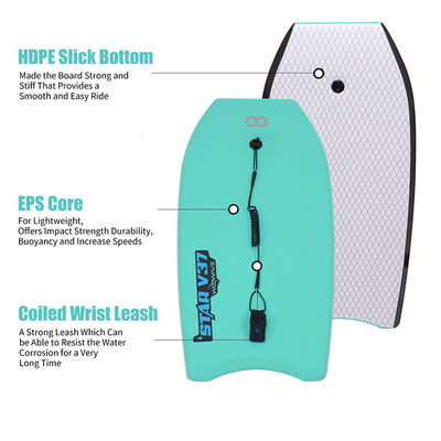 Professional Surfing Bodyboard with Custom Color and Logo Board Thickness 2.20 Inch