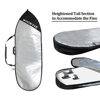 Durable Woowave Customized Longboard SUP Bag Cover Carry Bag with 1.51kgs Lightweight