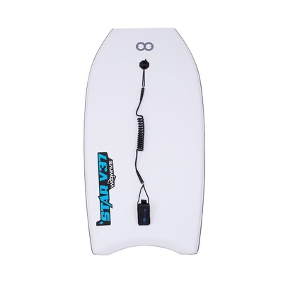 Sturdy and Durable 37 Inch WOOWAVE Bodyboard for Surfing Professional Design in Grey