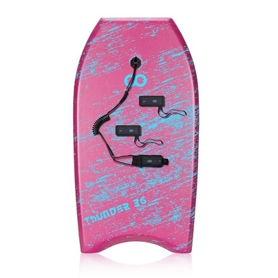 36' Foam Bodyboard With Leash And Fin Beginner Level 1.42lbs Professional WOOWAVE