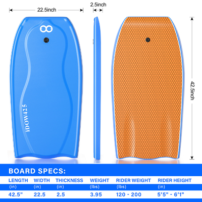 Lightweight and Durable EPS Bodyboard for Surfing Enthusiasts