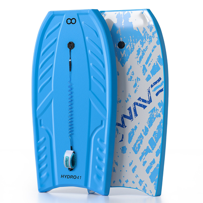 Customizable Surfboard Body Board with Leash 3lbs Board Weight HDPE Material