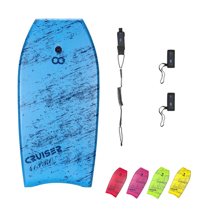 Upgrade Your Surfing Game Woowave EPS XPE HDPE Foam Board Bodyboard with Surf Leash