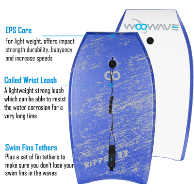 Woowave Custom Design EPS Bodyboard XPE Shortboard Body Board for Surfing