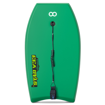 Board Weight 1.17lbs Woowave 33 inch Custom Design HDPE Shortboard Bodyboard for Riders