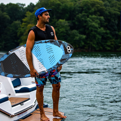 Professional 49'' Wakesurf Fiberglass Stand Up Paddle Board for Surfing Enthusiasts