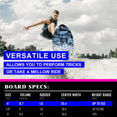 Unisex 49'' Carbon Fiber Fiberglass Stand up Paddle Surfing Surfboard with Wakesurf Fin